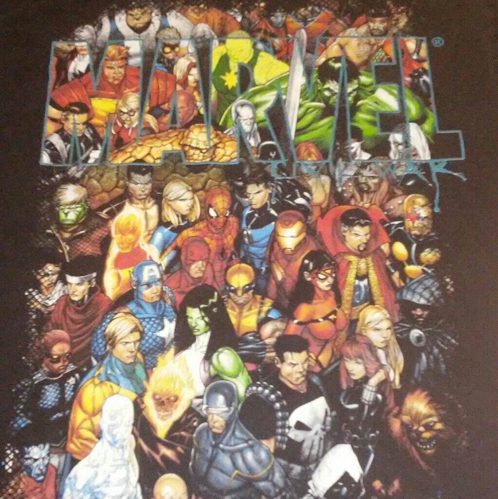 Vintage 90s marvel graphic tee